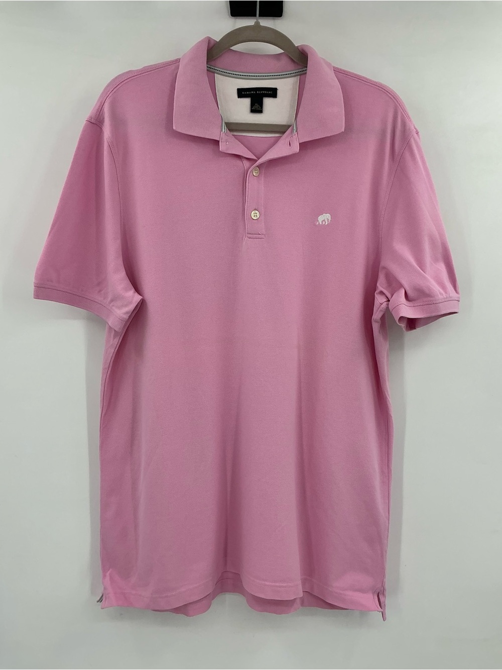 Banana Republic Men's Polo Shirt - Pink Blossom